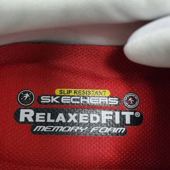 Skechers Flex Work Slip Resistant Memory Foam Eldred Dewey Athletic White Sz 8.5 - Picture 6 of 12